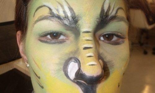 Photo de maquillage en situation réelle